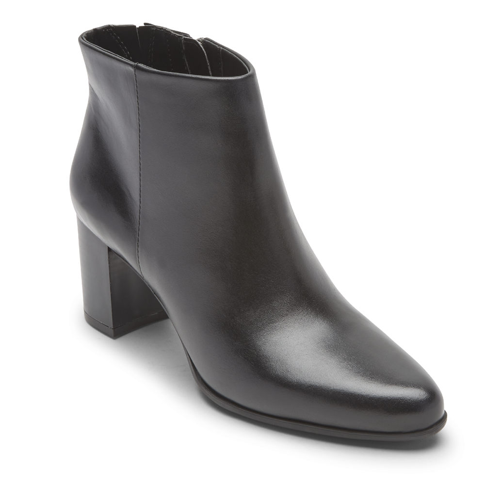 Rockport Singapore Womens Booties - Camdyn Black - QH4920681